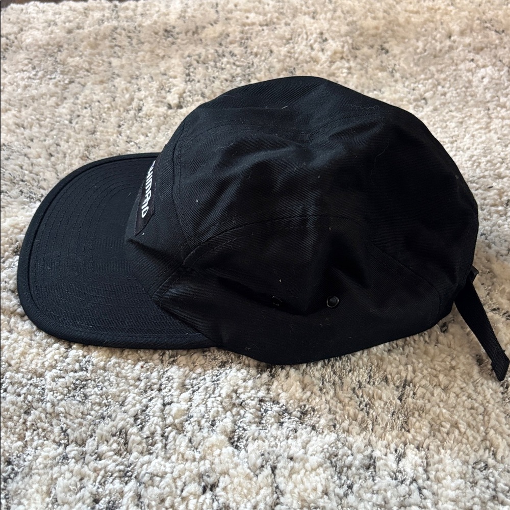 Shimano 5 Panel Classic Black Baseball Hat - Picture 2 of 3